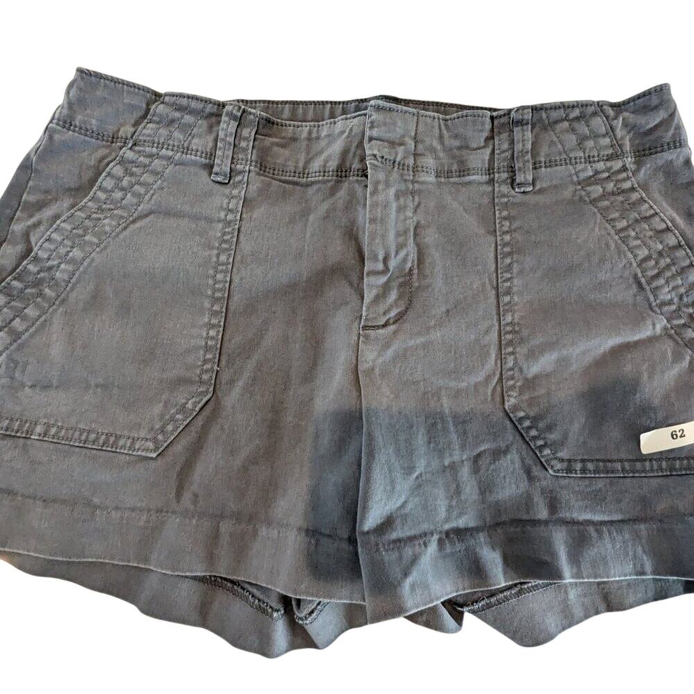 #62 - Old Navy  Chino Gray Pixie Shorts -  3.5" inseam